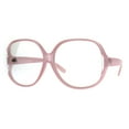 thumbnail image 1 of Womens Oversize Exposed Lens Butterfly Granny Plastic Eyeglasses Pink, 1 of 4