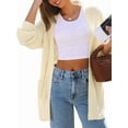 thumbnail image 1 of Womens Oversized Cardigan Soft Knit Cardigan Sweater with Pockets  S, 1 of 6