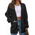 thumbnail image 1 of Womens Oversized Cardigan Soft Knit Cardigan Sweater with Pockets, 1 of 4