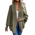 thumbnail image 1 of Womens Oversized Cardigan Sweaters Open Front Knit Casual Long Sleeve Fall Sweater Coats, 1 of 5