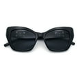 thumbnail image 1 of Womens Oversized Cat Eye Designer Fashion Luxury Sunglasses All Black, 1 of 8