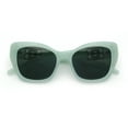 thumbnail image 1 of Womens Oversized Cat Eye Designer Fashion Luxury Sunglasses Mint - Green, 1 of 8