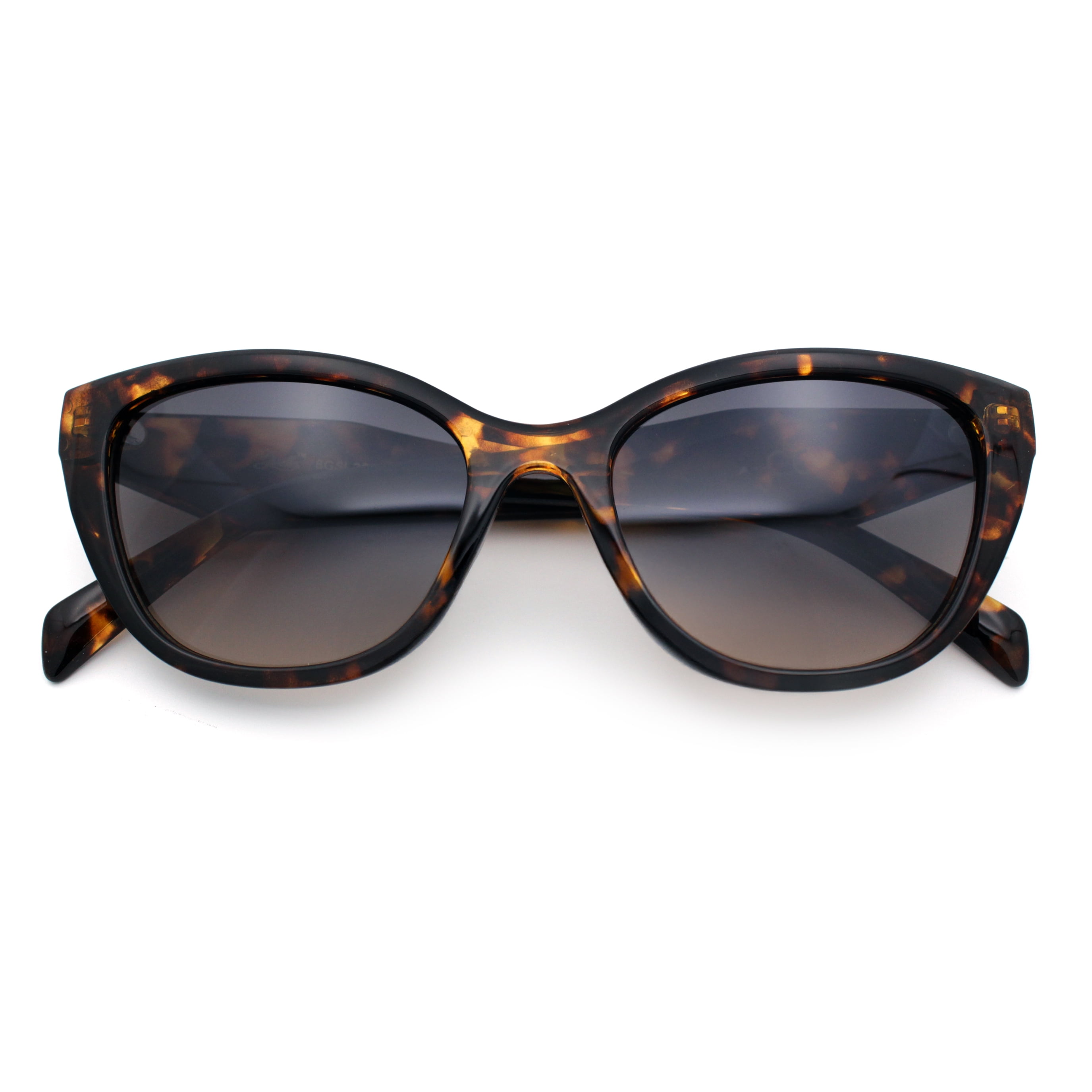 Brown Tortoiseshell Oversized Sunglasses with Metallic Arms The Gigis - Tortoise Oversized Sunglasses | Bold & Feminine  main image 2