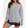 thumbnail image 1 of Womens Oversized Crewneck Long Sleeve Shirts Pullover Sweatshirts, 1 of 7