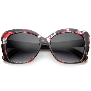 Lunettes De Soleil Femme Oversized Marron - Plastique, 100% UV, Neuves Sans étiquette
