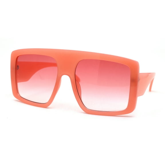 Womens Oversized Flat Top Oceanic Lens Mafia Sunglasses All Pink