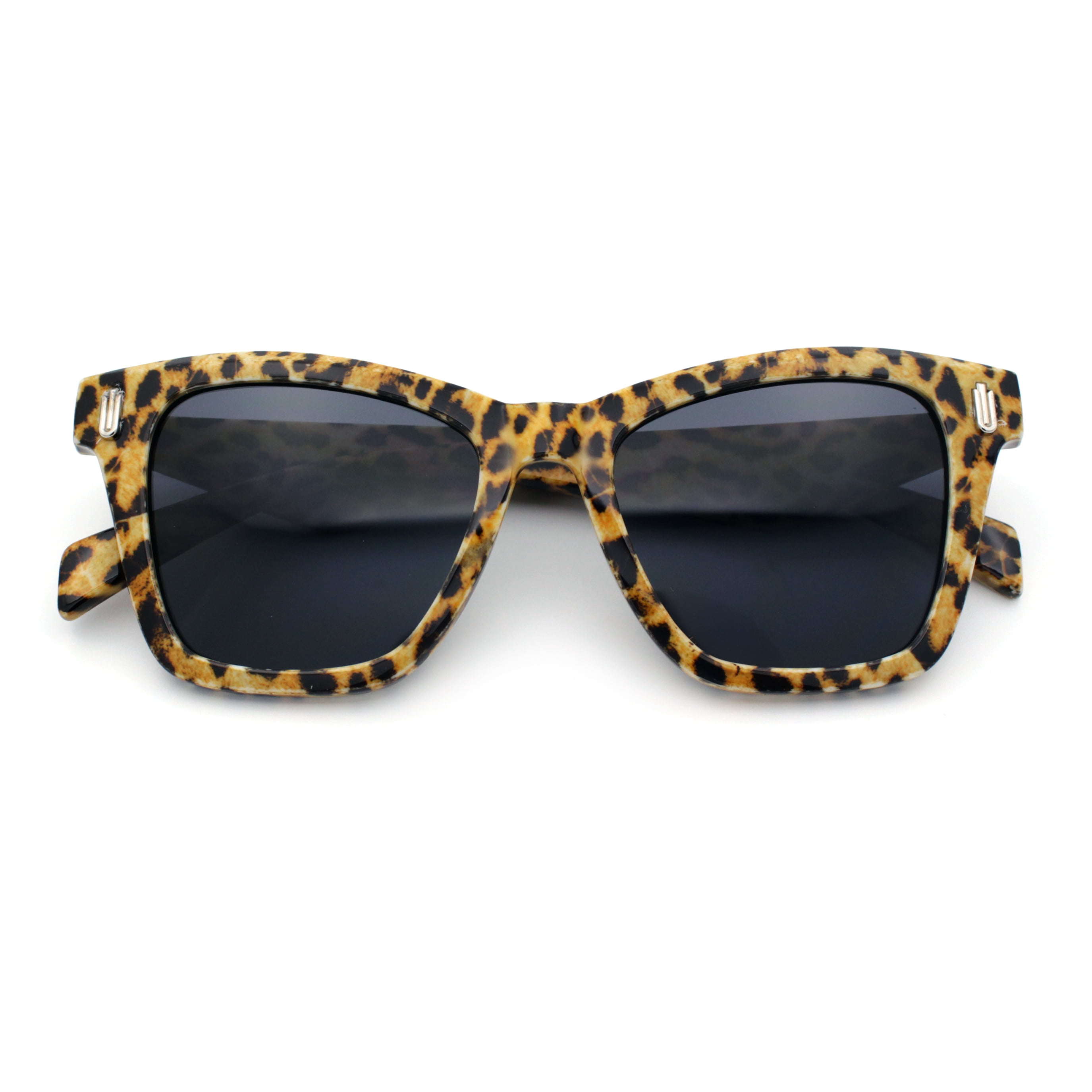 Womens Oversized Hipster Horn Rim Subtle Cat Eye Fashion  display picture 2