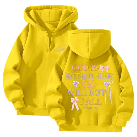 Womens Oversized Hoodies 2025 Bow Print Half Zipper Long Sleeve Hooded Casual Plus Size Clothes Outfits Navy