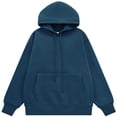 thumbnail image 1 of Womens Oversized Hoodies Comfrt Long Sleeve Sweatshirts Y2k Fall Winter Pullover with Pocket, 1 of 6