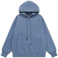 thumbnail image 1 of Womens Oversized Hoodies Comfrt Long Sleeve Sweatshirts Y2k Fall Winter Pullover with Pocket, 1 of 6