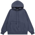 thumbnail image 1 of Womens Oversized Hoodies Comfrt Long Sleeve Sweatshirts Y2k Fall Winter Pullover with Pocket, 1 of 6