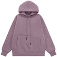 thumbnail image 1 of Womens Oversized Hoodies Comfrt Long Sleeve Sweatshirts Y2k Fall Winter Pullover with Pocket, 1 of 6