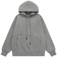 thumbnail image 1 of Womens Oversized Hoodies Comfrt Long Sleeve Sweatshirts Y2k Fall Winter Pullover with Pocket, 1 of 6