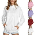 thumbnail image 1 of Womens Oversized Hoodies Comfy Sweatshirts Fall Clothes for Women 2025 Casual Jackets Winter Clothes Hoodies Tops Loose Sweatshirt with Pocket 142, 1 of 8