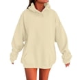 thumbnail image 1 of Womens Oversized Hoodies Cute Sweatshirts Fleece Hooded Pullover Tops Sweaters Casual Comfy Fashion Outfits Clothes,L, 1 of 5