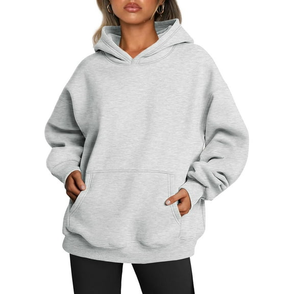 Womens Oversized Hoodies Fleece Sweatshirts Fall Fashion Pullover Sweaters Winter Clothes