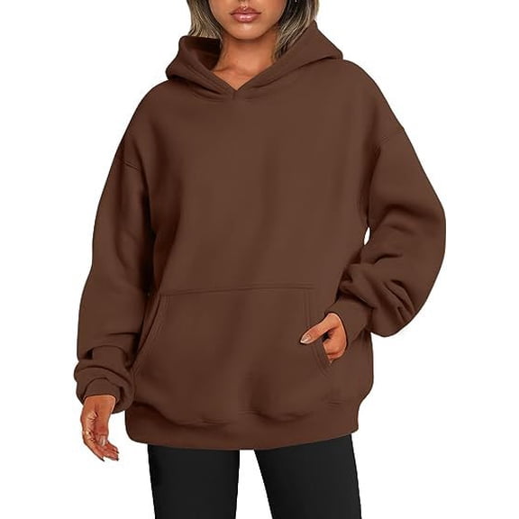 Womens Oversized Hoodies Fleece Sweatshirts Fall Fashion Pullover Sweaters Winter Clothes