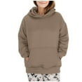 thumbnail image 1 of Womens Oversized Hoodies Fleece Sweatshirts Long Sleeve Pullover Tops Casual Loose Fall Outfits with Pocket, 1 of 6