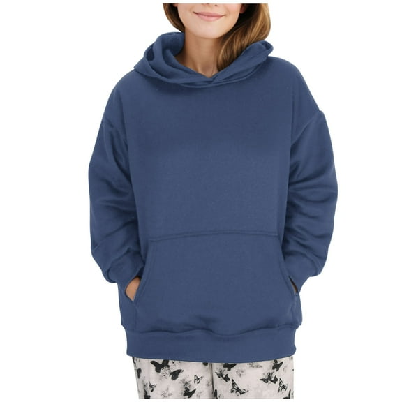 Womens Oversized Hoodies Fleece Sweatshirts Long Sleeve Pullover Tops Casual Loose Fall Outfits with Pocket