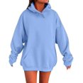 thumbnail image 1 of Womens Oversized Hoodies Fleece Sweatshirts Long Sleeve Sweaters Pullover Fall Outfits Winter Clothes, 1 of 4