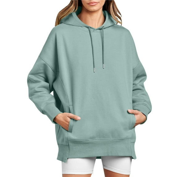 Womens Oversized Hoodies Sweatshirts Long Sleeve Sweaters Pullover Fall Outfits with Pocket
