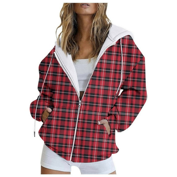 Womens Oversized Hoodies Floral Butterfly Print Full Zip Long Sleeve Fall Sweatshirt Workout Drawstring Jackets With Pockets