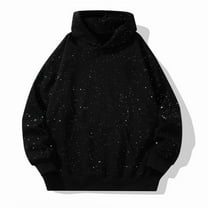 Womens Oversized Hoodies Glitter Long Sleeve Comfy Casual Pullover Sweatshirts 2025 Fall Loose Outfits Y2K Clothes