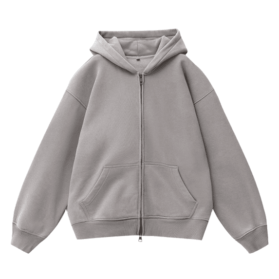 Womens Oversized Hoodies Long Sleeve Teenage Hoodie Unisex Casual Zip Up Sweatshirts for Youth
