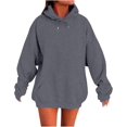 thumbnail image 1 of Womens Oversized Hoodies Sweatshirt Pullover Fleece Sweaters Long Sleeve Winter Fall Outfits Fashion Y2k Cute Clothes, 1 of 5