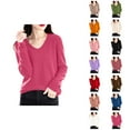 thumbnail image 1 of Womens Oversized Knit Sweater Turtleneck Pullover Soft Long Sleeve Casual Warm Top Comfortable Loose Fit for Fall and Winter, 1 of 5