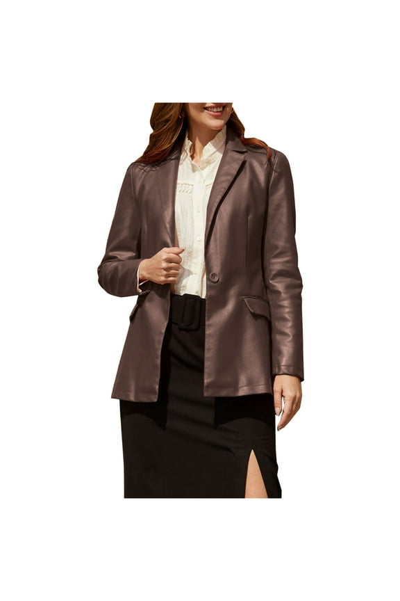 Womens Oversized Leather Jackets Faux Casual Zip Up Long Sleeve Trendy Bomber Motorcycle Jacket with Pockets 2024 Bomber Jacket Women Jackets for Women