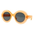 thumbnail image 1 of Womens Oversized Round Sunglasses Vintage Style Shades UV 400 Orange, Black, 1 of 4
