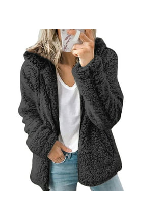 Fuzzy Jacket Womens Pullover
