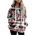 thumbnail image 1 of Womens Oversized Sherpa Pullover Hoodie with Pockets Fuzzy Fleece Sweatshirt Tie Dye Fluffy Coat, 1 of 7