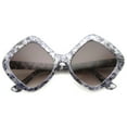 thumbnail image 1 of Womens Oversized Sunglasses UV400 Gradient Lens Diamond Frame Black 9968, 1 of 4