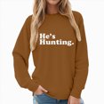 thumbnail image 1 of Womens Oversized Sweatshirt Crewneck Long Sleeve Fleece Lined Pullover Tops Fall Outfits Winter Clothes Coffee M, 1 of 7