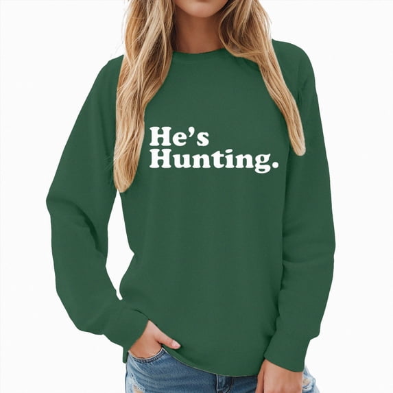 Womens Oversized Sweatshirt Crewneck Long Sleeve Fleece Lined Pullover Tops Fall Outfits Winter Clothes Green XL