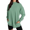 thumbnail image 1 of Womens Oversized Sweatshirts Crewneck Pullover Sweaters Casual Long Sleeve Fall Winter Fashion Outfits Clothes L, 1 of 6