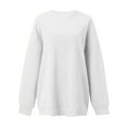 thumbnail image 1 of Womens Oversized Sweatshirts Crewneck Long Sleeve Sweaters Fall Fashion Outfits Casual Comfy Loose Pullover Tops, 1 of 2