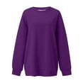 thumbnail image 1 of Womens Oversized Sweatshirts Crewneck Long Sleeve Sweaters Fall Fashion Outfits Casual Comfy Loose Pullover Tops, 1 of 2