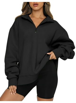 Womens Sweatshirts Hoodies Black Walmart