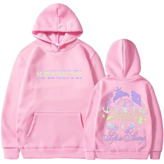 Womens Oversized Sweatshirts Letter Print Hoodies with Pocket Fall Long Sleeve Sweaters Pullover Y2k Clothes