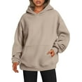 thumbnail image 1 of Womens Oversized Sweatshirts Pullover Hoodies Fleece Sweaters, 1 of 5