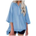 thumbnail image 1 of Womens Oversized T Shirts Loose Fit Crewneck Short Sleeve Tops Summer Casual Blouse Y2K 2024 Basic Tee, 1 of 4