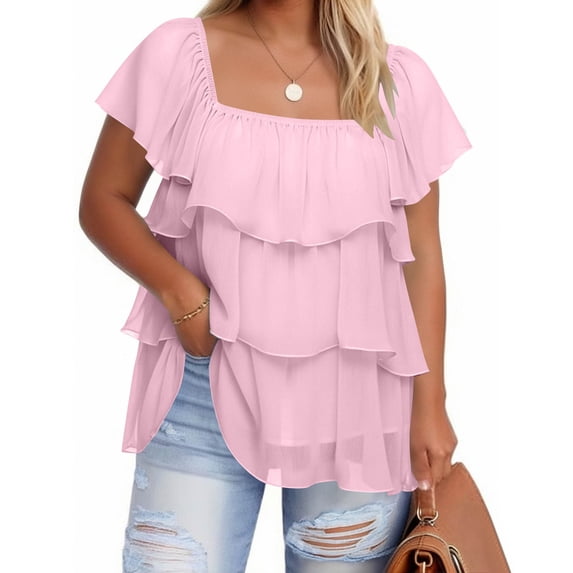 Womens Oversized T Shirts Short Sleeve Crewneck Summer Casual Loose Basic Tee Shirt 2026 Trendy Fashion Clothes