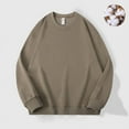 thumbnail image 1 of Womens Oversized Tshirt Women's Fashion Casual Round Neck Loose Long Sleeve Solid Color Sweatshirt, 1 of 6
