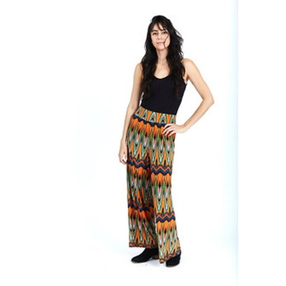 Womens Paisley Wide Leg Printed Palazzo Pants