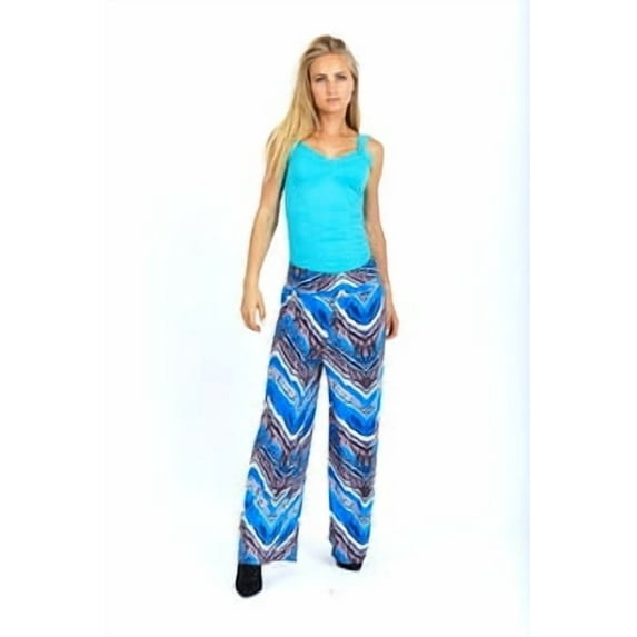 Womens Paisley Wide Leg Printed Palazzo Pants