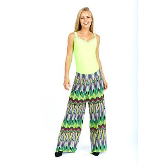 Womens Paisley Wide Leg Printed Palazzo Pants