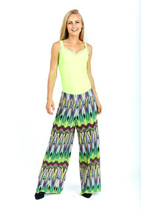 Womens Paisley Wide Leg Printed Palazzo Pants